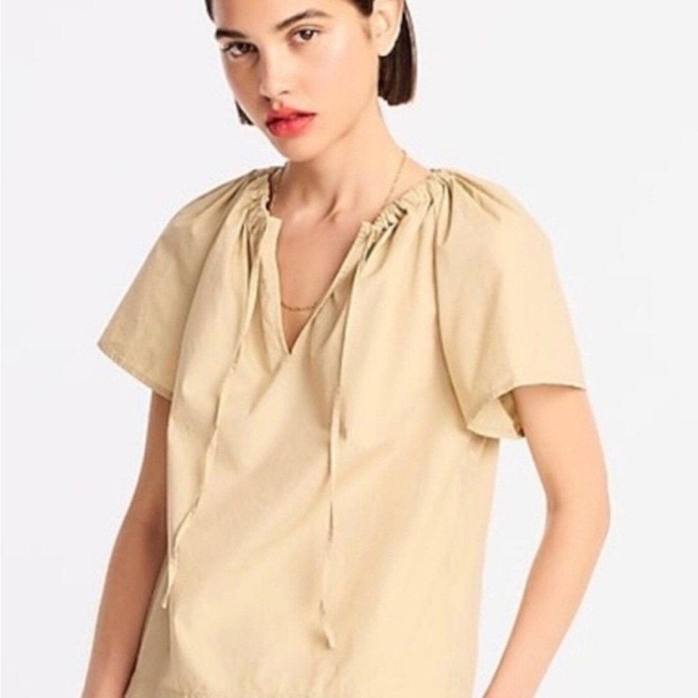J. Crew Light Tan Blouse